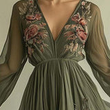 Laurelle™ Elegant Chiffon Dress