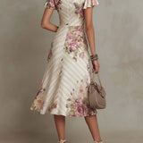 Jessa™ Elegant Midi Dress
