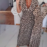 Ember™ Elegant Leopard Dress