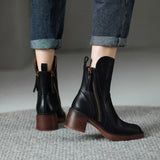 Myriam™ Premium Leather Ankle Boots