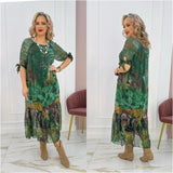 Elisa™ Elegant Floral Maxi Dress