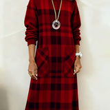 Kathrine™ Elegant Plaid Dress