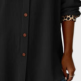 Jackie™ Leopard Print Button-Down Shirt