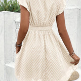 Sabrina™ Elegant V-Neck Summer Dress