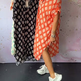 Lona™ Loose Lapel Collar Dress