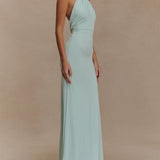 Chellie™ Slinky Halter Maxi Dress