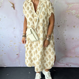 Lona™ Loose Lapel Collar Dress