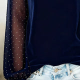 Avery™ Elegant Blouse with draped collar