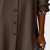 Jackie™ Leopard Print Button-Down Shirt