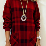Kathrine™ Elegant Plaid Dress