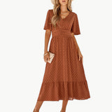 Rosita™ Elegant embroidered dress