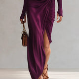 Rhianna™ Elegant Maxi Dress + Sleeve