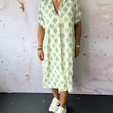 Lona™ Loose Lapel Collar Dress