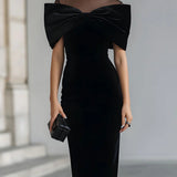 Raina™ Elegant Suede Midi Dress