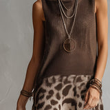 Alaina™ Knitted Leopard Dress