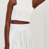 Larissa™ Embroidered Top & High-Waist Maxi Skirt Set
