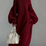 Zelia™ Elegant Casual Knitted Maxi Dress