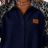 Jackie™ Leopard Print Button-Down Shirt