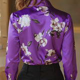 Monique™ Elegant Satin Blouse
