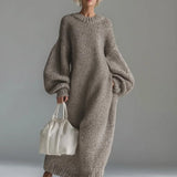 Zelia™ Elegant Casual Knitted Maxi Dress