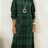 Kathrine™ Elegant Plaid Dress