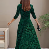 Nicola™ Elegant Velvet Dress
