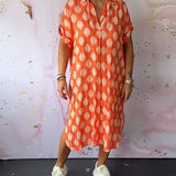 Lona™ Loose Lapel Collar Dress