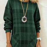 Kathrine™ Elegant Plaid Dress