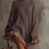 Krystal™ Ruffled Sweater Dress