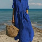 Alianna™ Elegant Shirt Dress