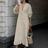 Shyla™ Buttoned Maxi Dress
