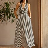 Tyla™ Striped Backless Dress