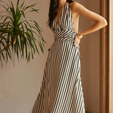 Tyla™ Striped Backless Dress