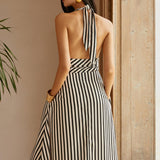 Tyla™ Striped Backless Dress