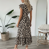 Judie™ Leopard Midi Dress