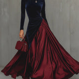 Brenna™ Elegant Suede Dress