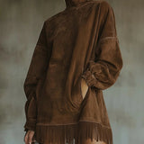 Natalia™ Suede Fringe Dress