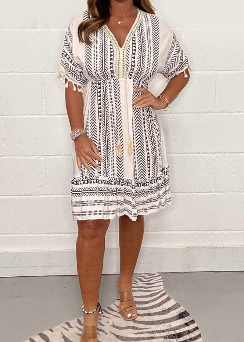 Jolina™ Casual V-Neck Dress
