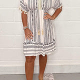 Jolina™ Casual V-Neck Dress
