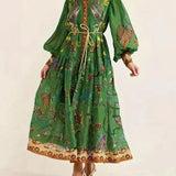 Coralie™ Floral Print Maxi Dress