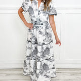 Esther™ Classic Toile Maxi Dress