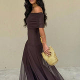 Zella™ Elegant Off-Shoulder Dress