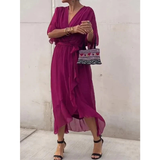 Hally™ Casual Chiffon Dress
