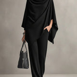 Sarina™ Elegant Drape Two-Piece Set