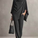 Sarina™ Elegant Drape Two-Piece Set