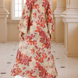 Paloma™ Maple Leaf Print Maxi Dress