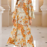 Paloma™ Maple Leaf Print Maxi Dress