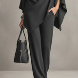 Sarina™ Elegant Drape Two-Piece Set