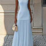 Shania™ Pleated Maxi Dress
