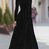 Terrie™ Elegant Velvet Dress